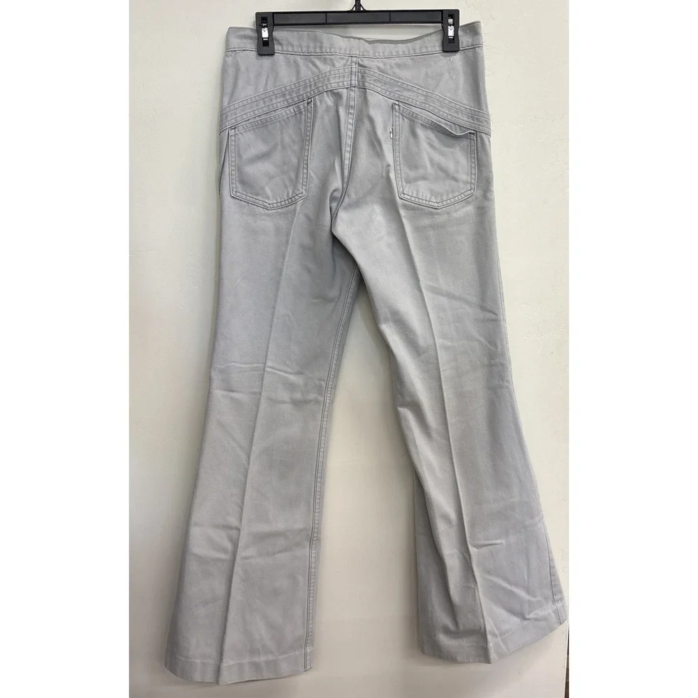 Levi's Rare (let Me Know If You) 32x32 Jeans 1970 Vintage Slanted Pocket Zippers
